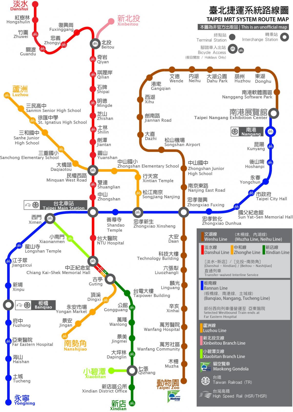 thsr Taipei station hartă