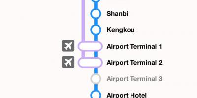 Taipei mrt hartă aeroportul taoyuan