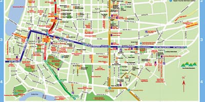 Harta Taipei city turistice
