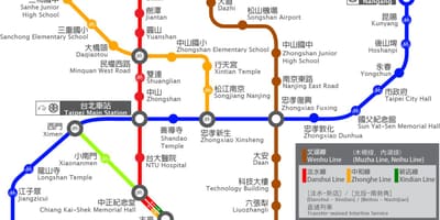Thsr Taipei station hartă