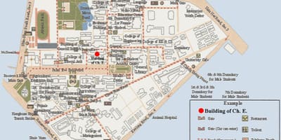 Universitatea națională din taiwan campus hartă